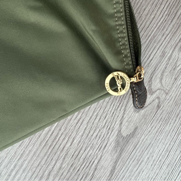 Longchamp Feather Le Pliage Modele Depose Limited Ed. Foldable Tote Bag France - Picture 3 of 5